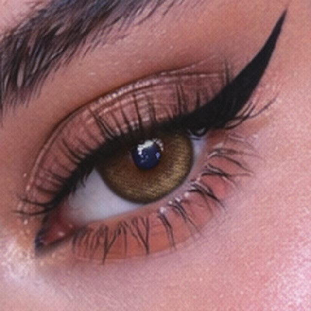 Close-up of an eye wearing Dream lenses